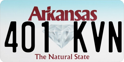 AR license plate 401KVN