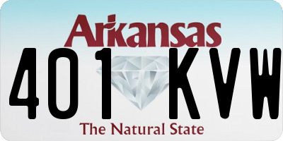 AR license plate 401KVW