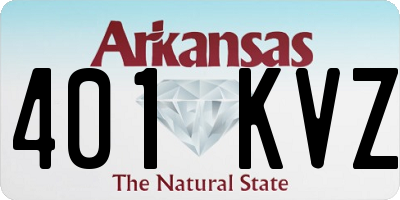 AR license plate 401KVZ