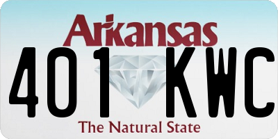 AR license plate 401KWC