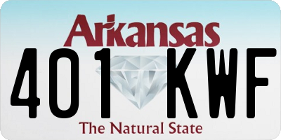 AR license plate 401KWF