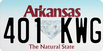 AR license plate 401KWG