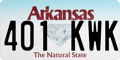 AR license plate 401KWK