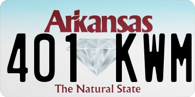 AR license plate 401KWM