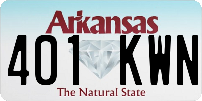 AR license plate 401KWN