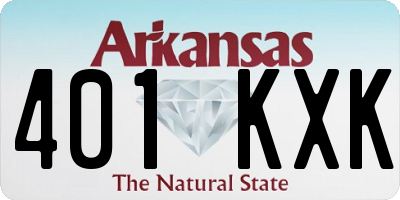 AR license plate 401KXK