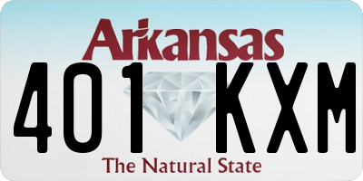 AR license plate 401KXM