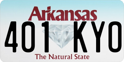 AR license plate 401KYO