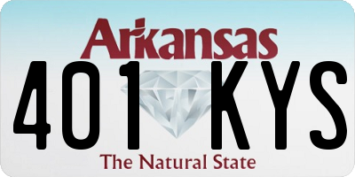 AR license plate 401KYS