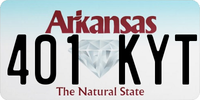 AR license plate 401KYT