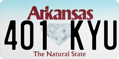 AR license plate 401KYU