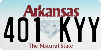 AR license plate 401KYY