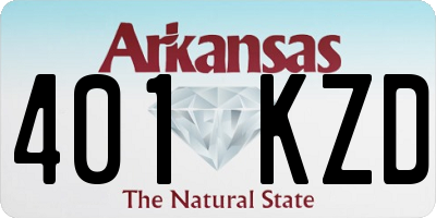 AR license plate 401KZD