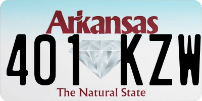 AR license plate 401KZW