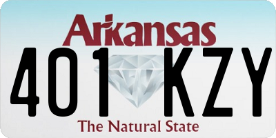 AR license plate 401KZY