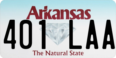 AR license plate 401LAA