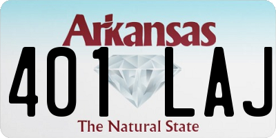AR license plate 401LAJ