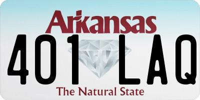 AR license plate 401LAQ