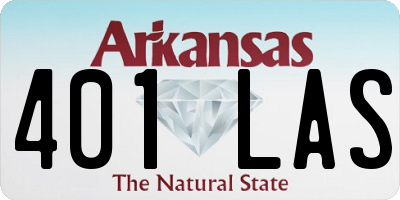AR license plate 401LAS