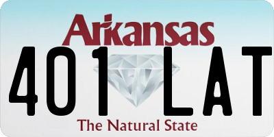 AR license plate 401LAT
