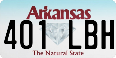 AR license plate 401LBH