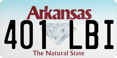 AR license plate 401LBI