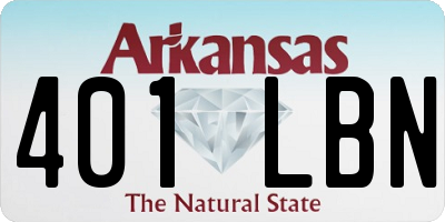AR license plate 401LBN
