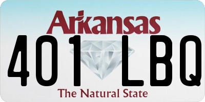 AR license plate 401LBQ