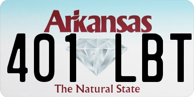 AR license plate 401LBT