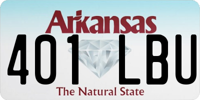 AR license plate 401LBU