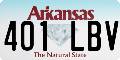 AR license plate 401LBV