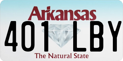 AR license plate 401LBY