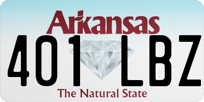 AR license plate 401LBZ