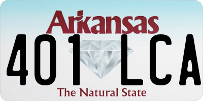 AR license plate 401LCA