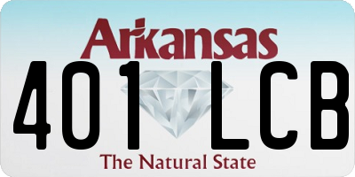 AR license plate 401LCB