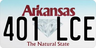 AR license plate 401LCE