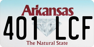 AR license plate 401LCF