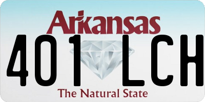 AR license plate 401LCH