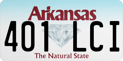 AR license plate 401LCI