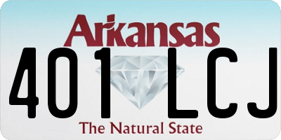 AR license plate 401LCJ