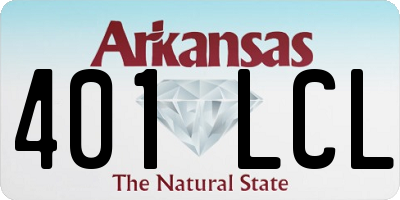 AR license plate 401LCL