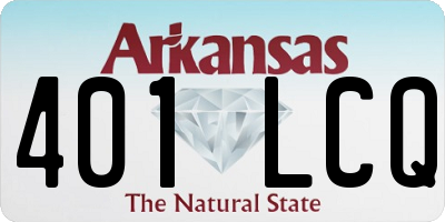 AR license plate 401LCQ