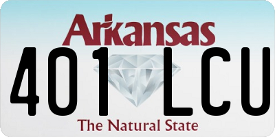 AR license plate 401LCU