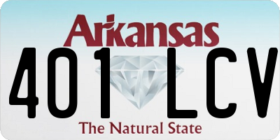 AR license plate 401LCV
