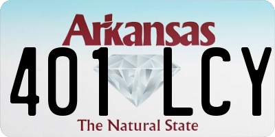 AR license plate 401LCY