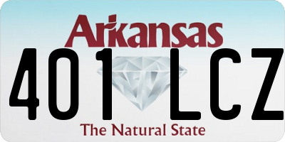 AR license plate 401LCZ