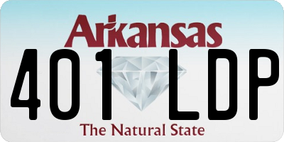 AR license plate 401LDP