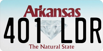 AR license plate 401LDR