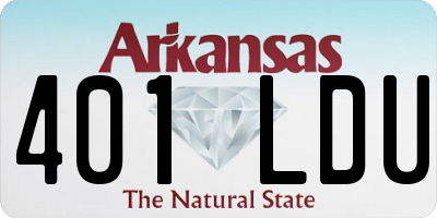 AR license plate 401LDU