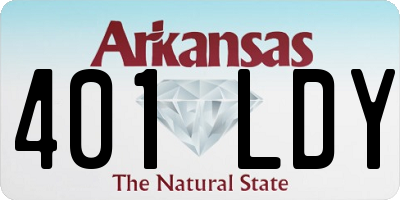AR license plate 401LDY